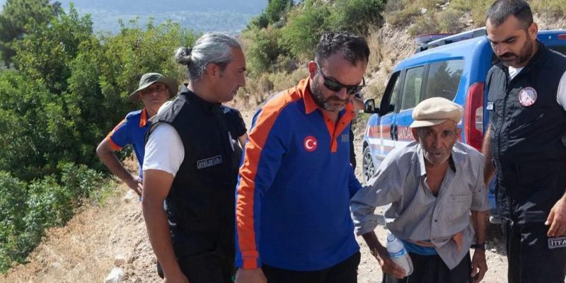 Mersin'de kaybolan kişi 30 saat sonra bulundu