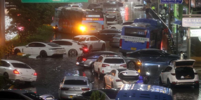 Güney Kore’de şiddetli yağış: 9 kişi öldü, 7 kişi kayboldu